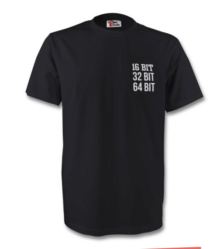 16 32 64 Bit Minecraft Novelty T-Shirt