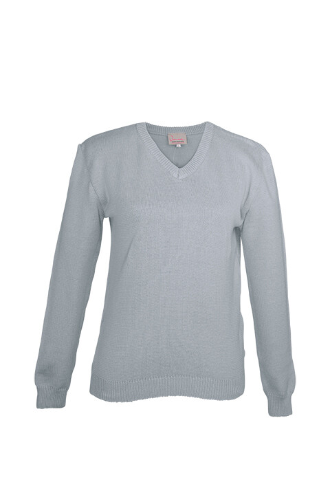 Men&#39;s V-Neck Jersey Grey