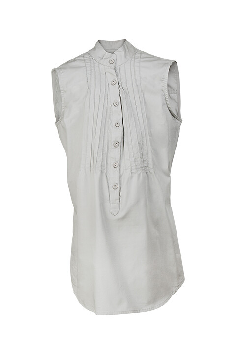 Ladies Sleeveless Tunic Top Grey