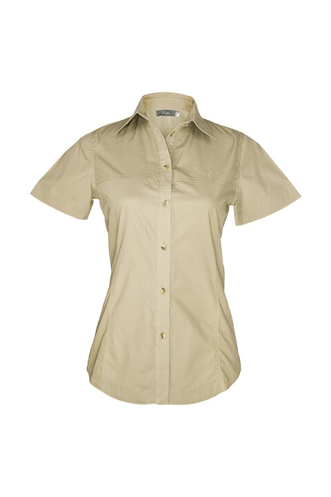 Ladies Short Sleeve Vented Shirt Kalahari