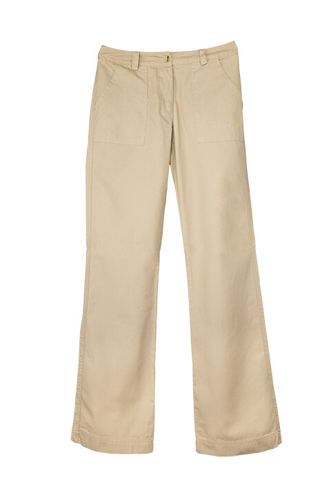 Ladies Canvas Pants Sand