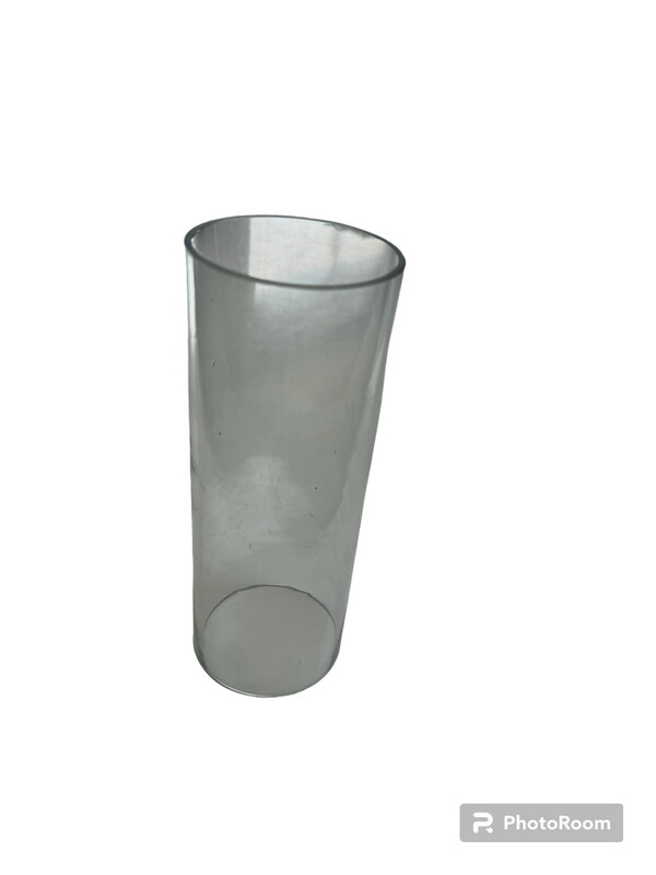 Glass Cylindrical Chimney 75x200mm