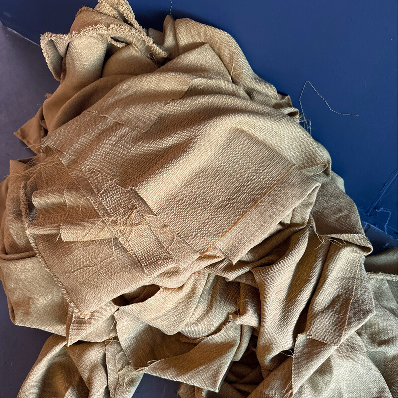 Mustard Fabric Offcut Strips