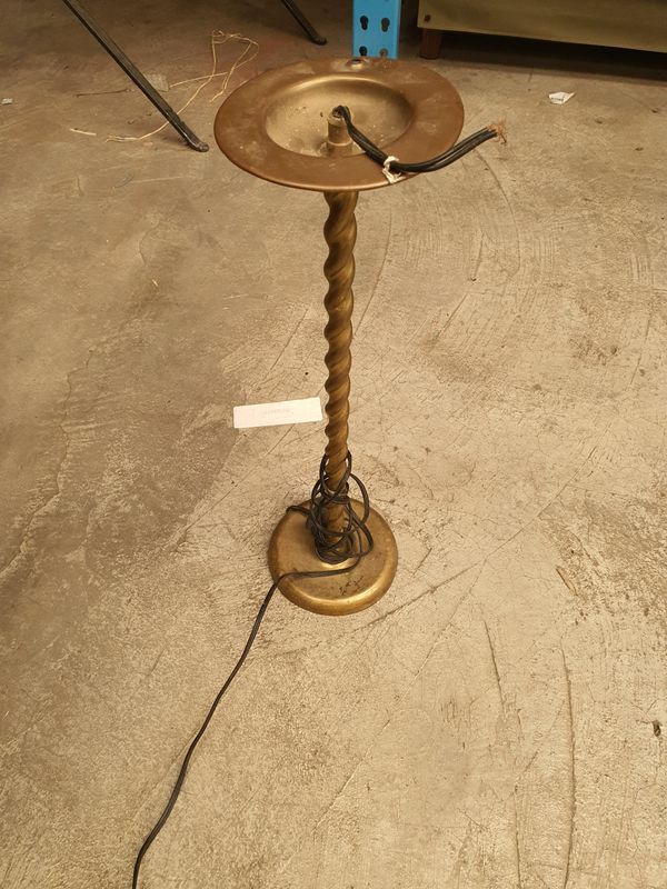 Tall Lamp Base - Brass