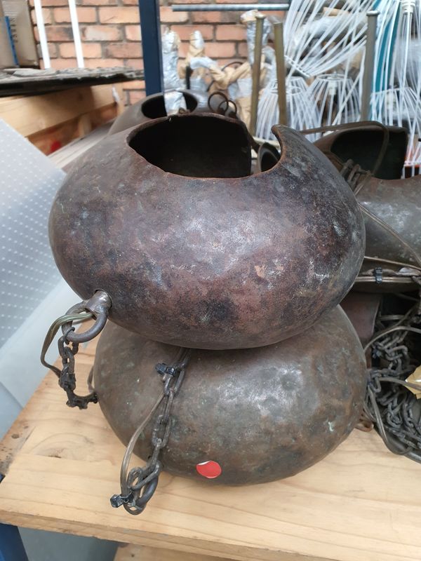 X - not for sale - slave shackle lamps