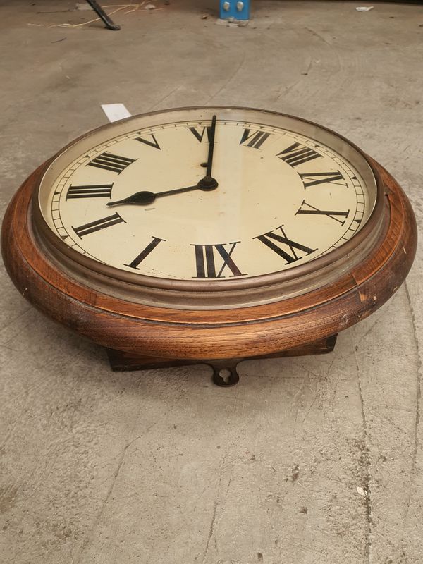 X - not for sale - wooden wall clock