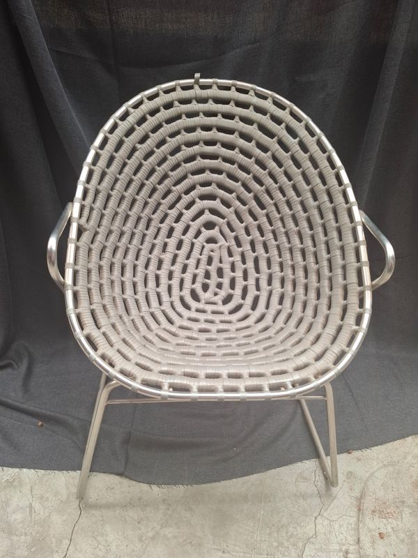 Avo Chairs - stainless steel &amp; grey