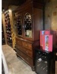 X BAILES (NOT FOR SALE ) -Linen press with mirrored fronts. Size: 1350W x 590D x 2160Ht