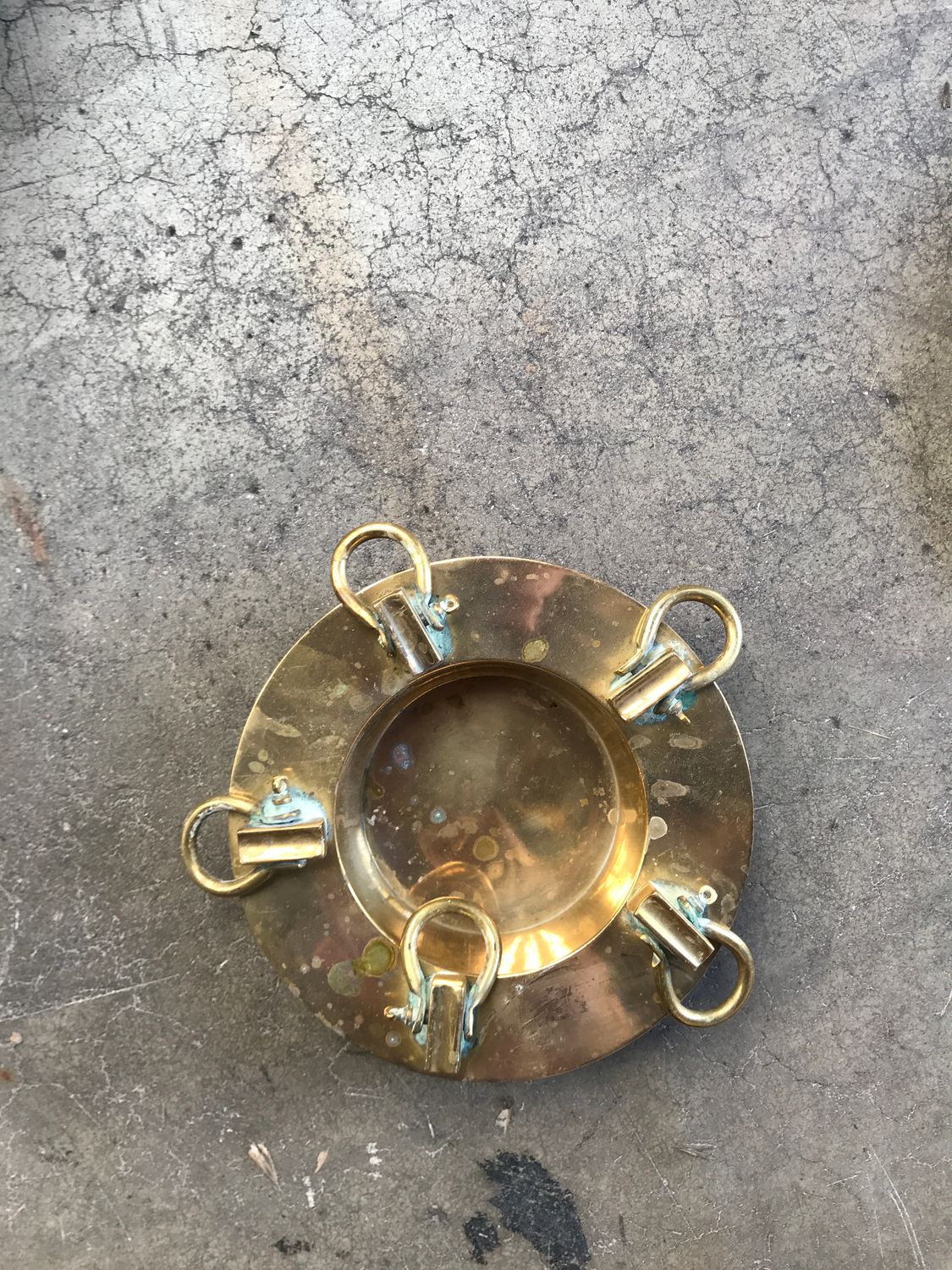 X- not for sale - Ashtray Brass