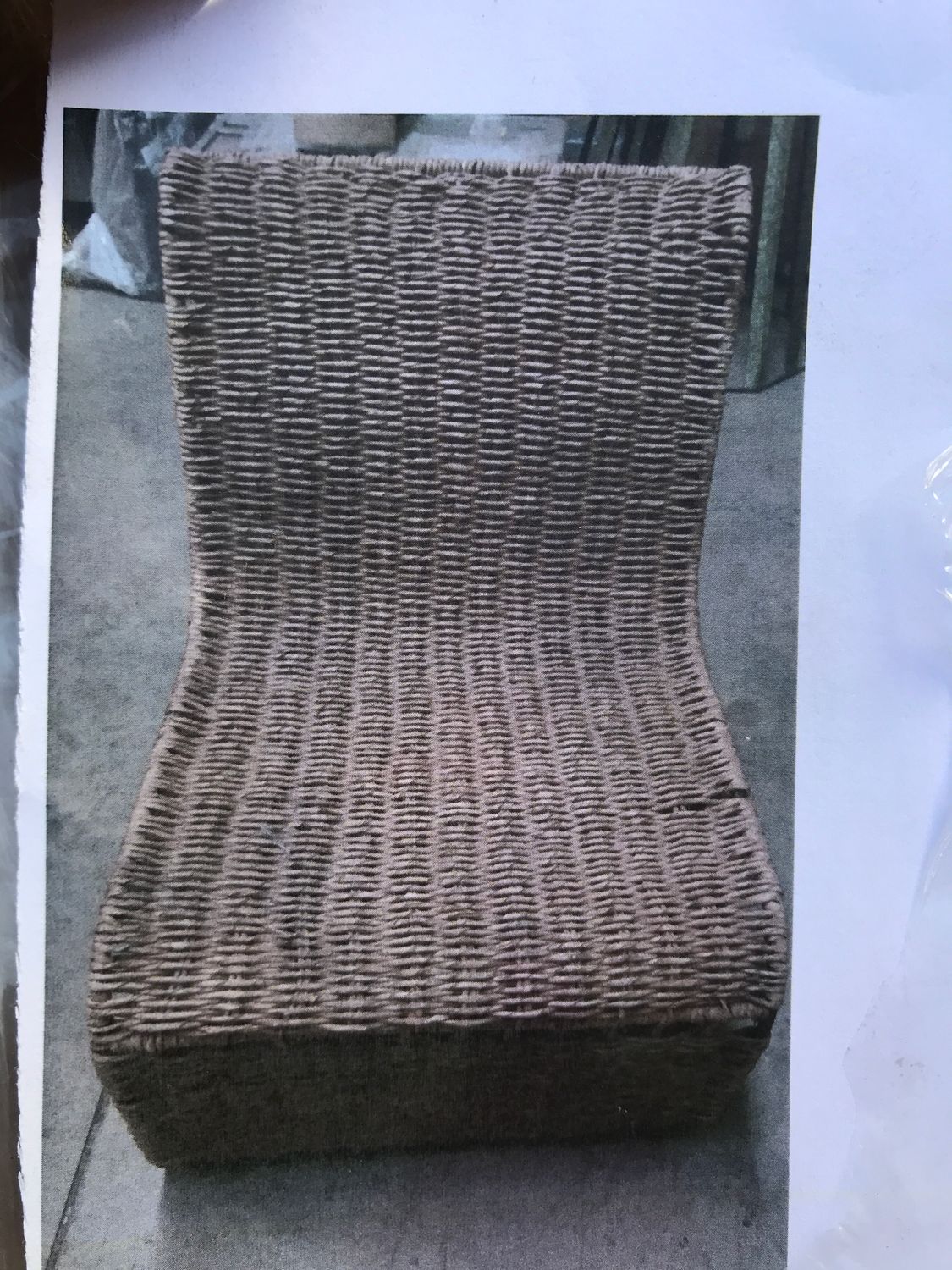 X - not for sale - deck chair brown