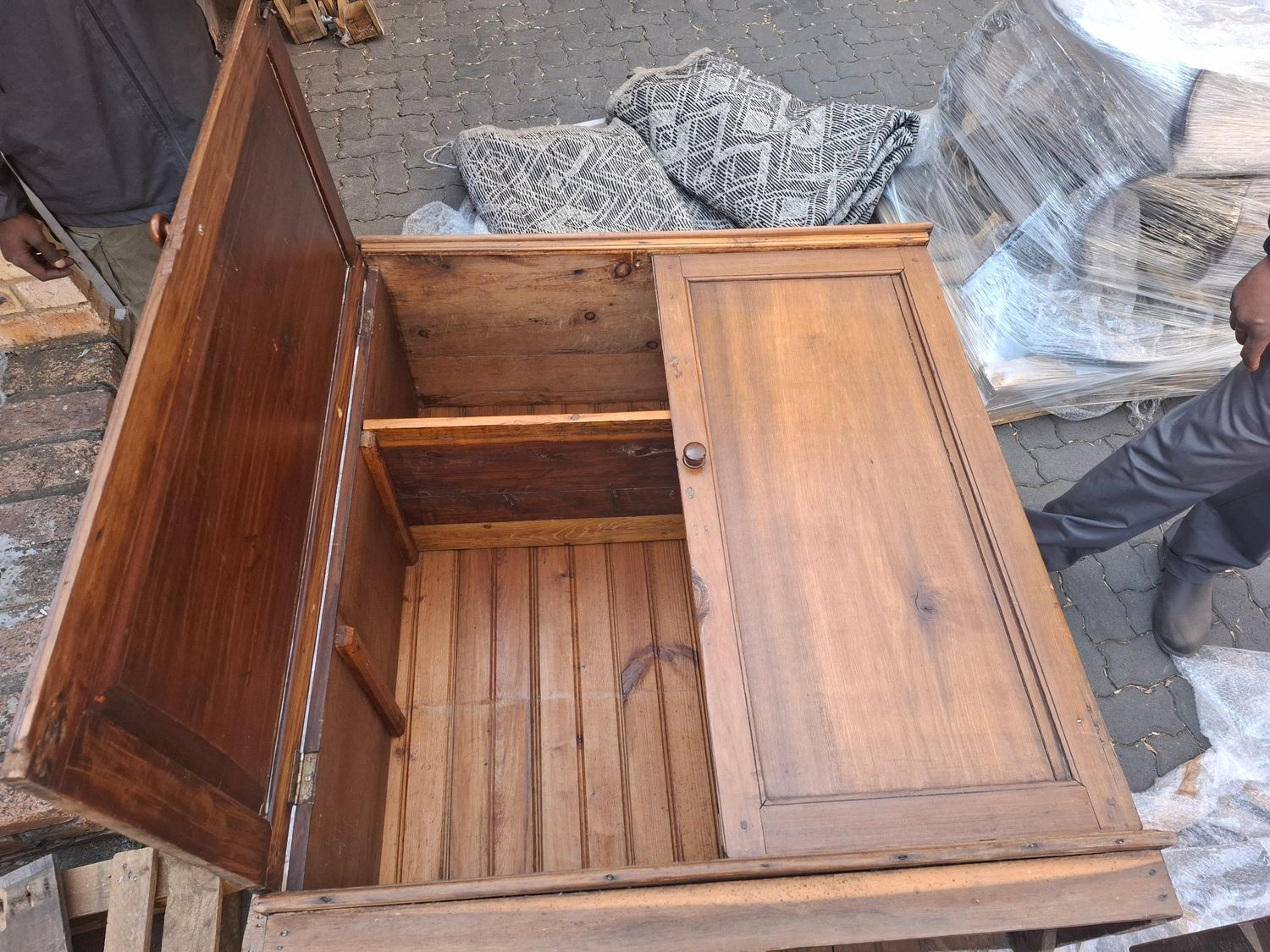 X - Not for Sale - Wooden Cabinet - 2 door