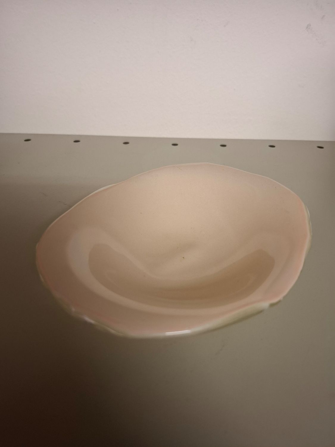 X - Not for sale - Glass Soap dish / jewelry holder