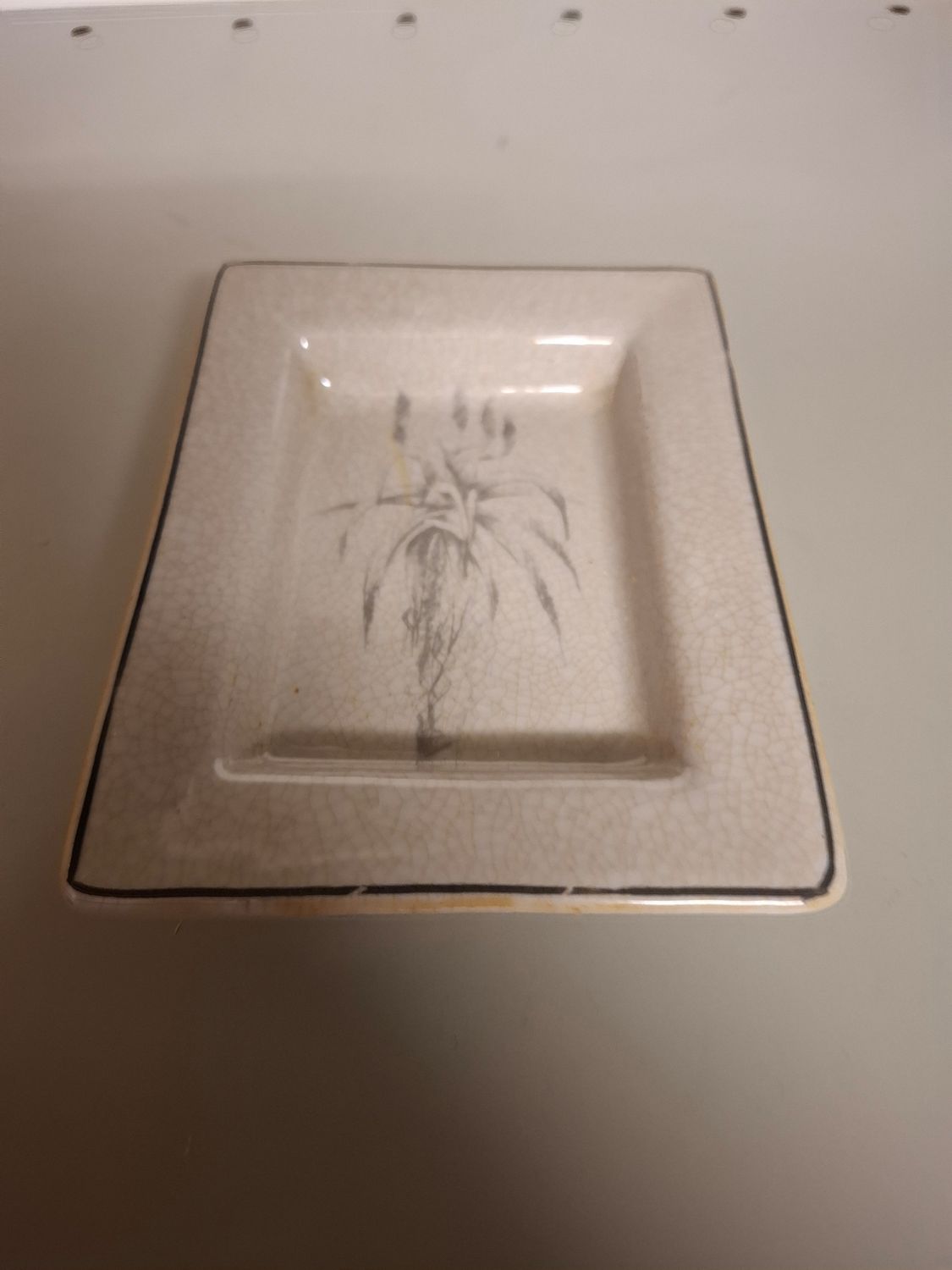 X - not for sale - Small rectangular plate