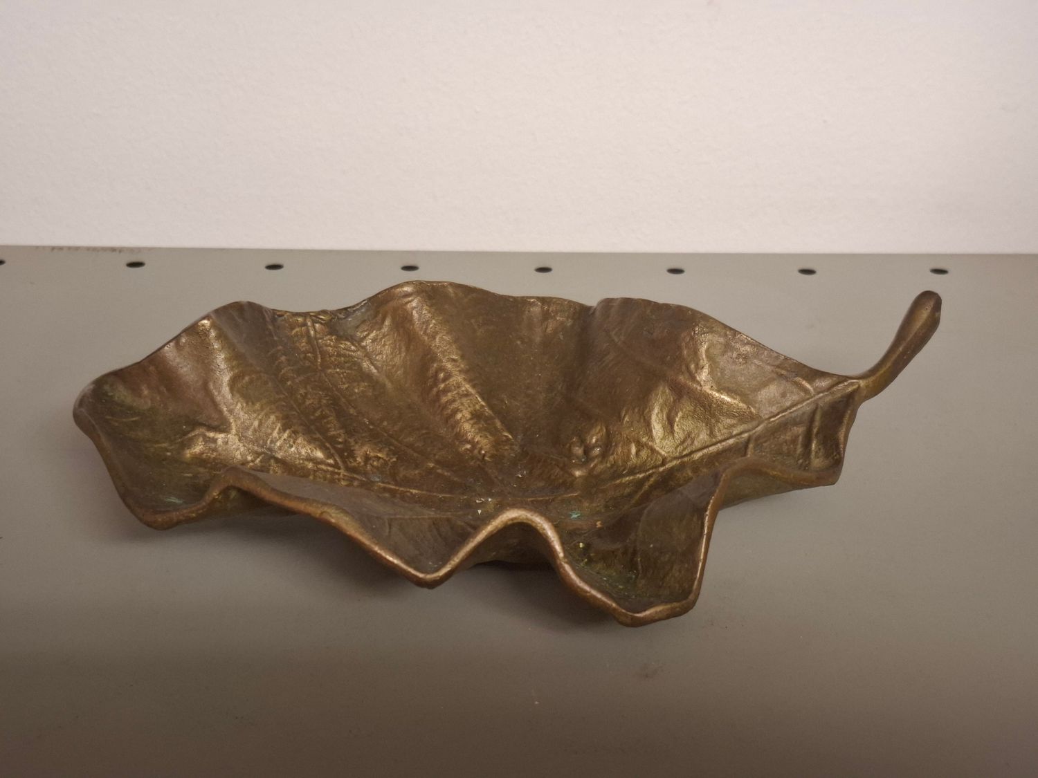 X - Not for sale - Gold leaf metal dish