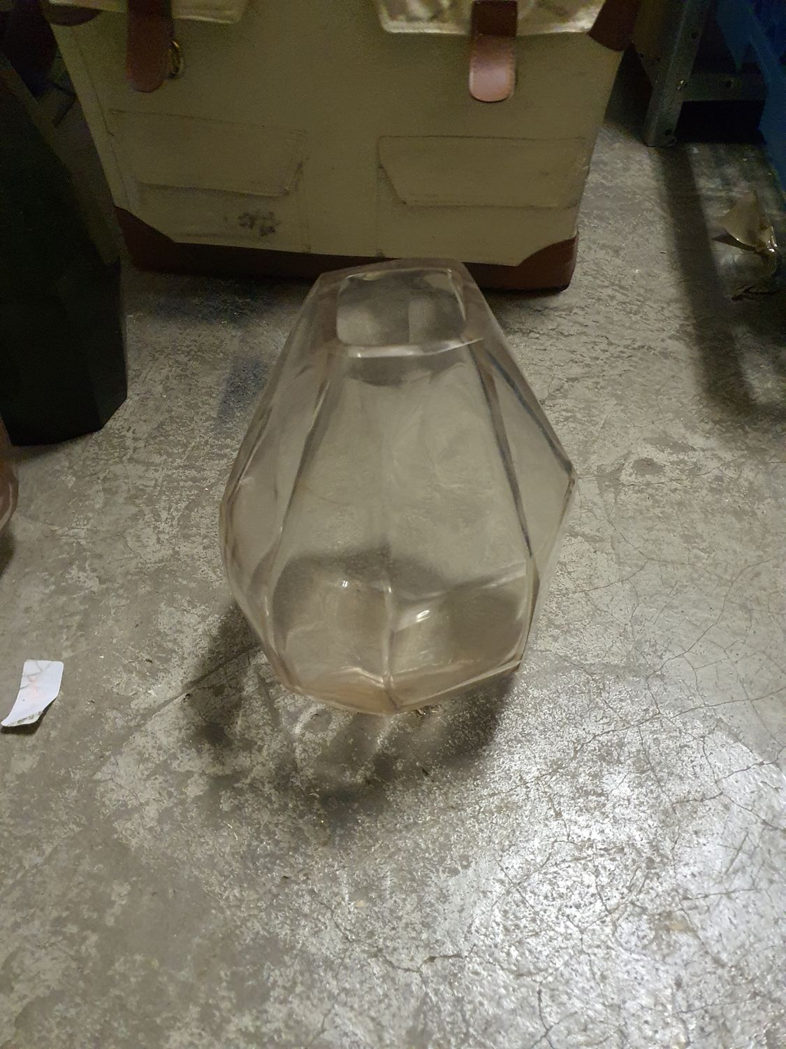 X - not for sale - glass vase