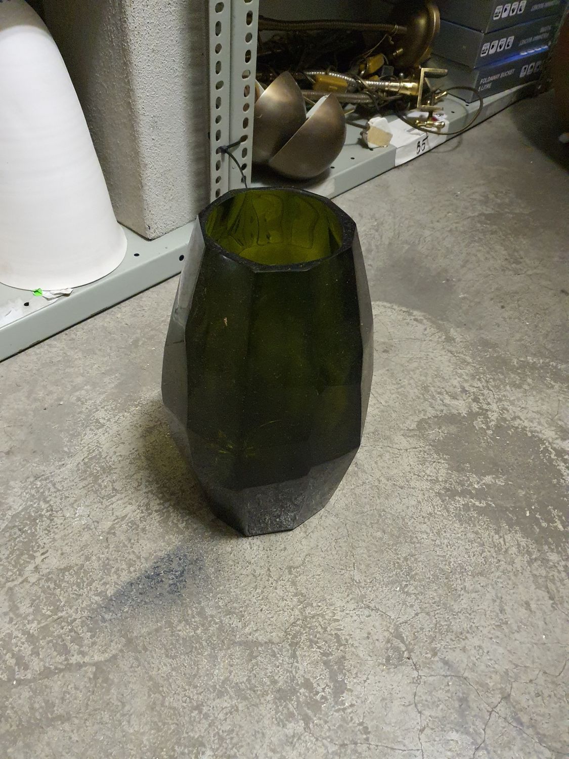 X - not for sale - glass vase