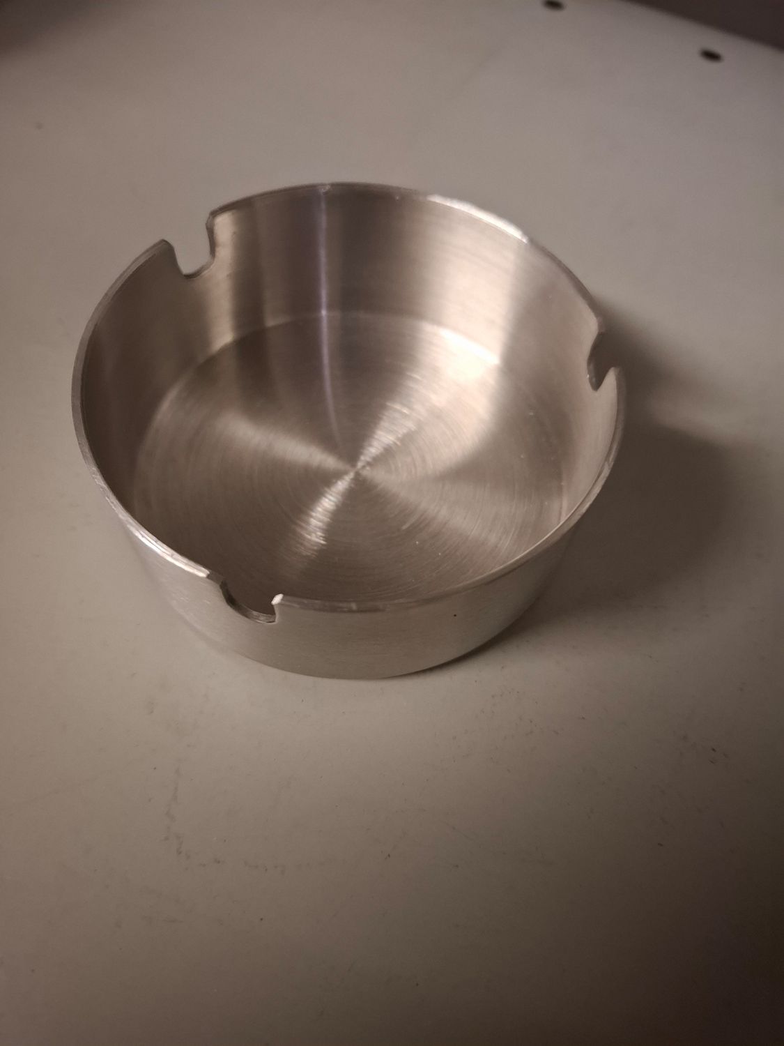 X - Not for sale - steel ashtray