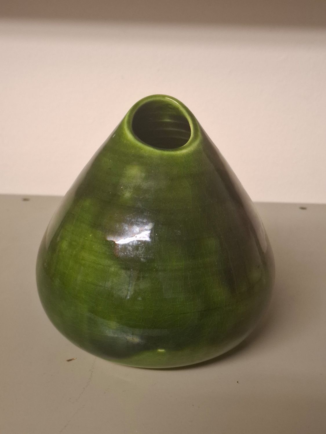 X - Not for sale - Ceramic Green Vase
