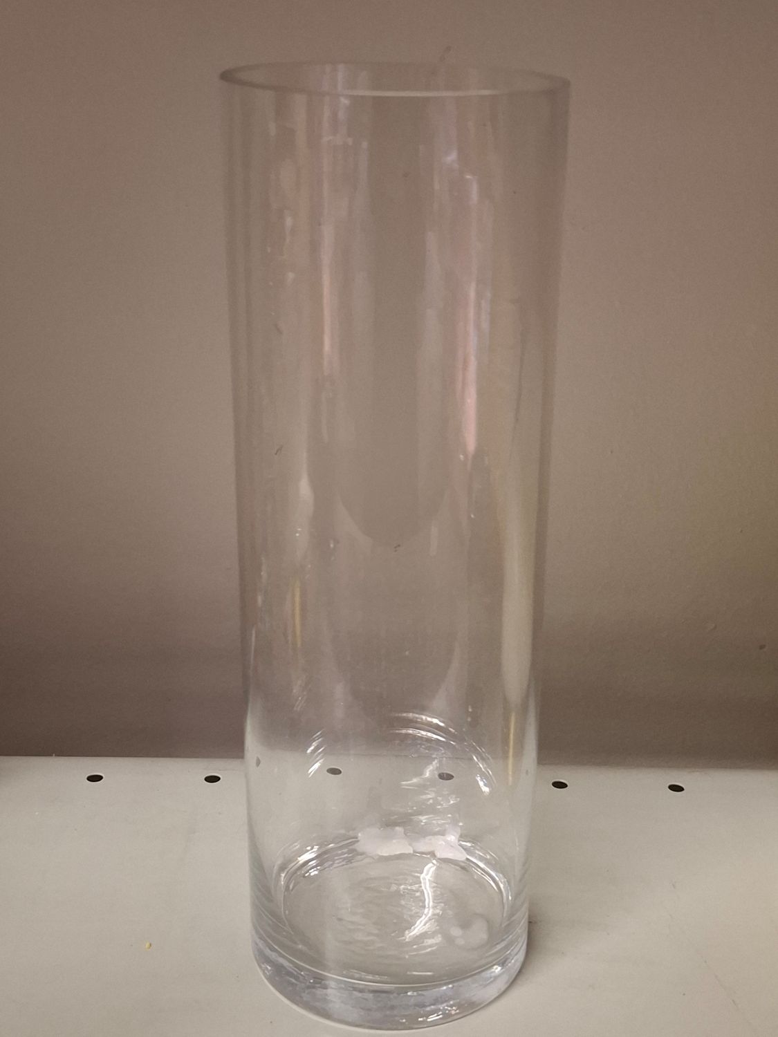 X - Not for sale - cylinder glass vase
