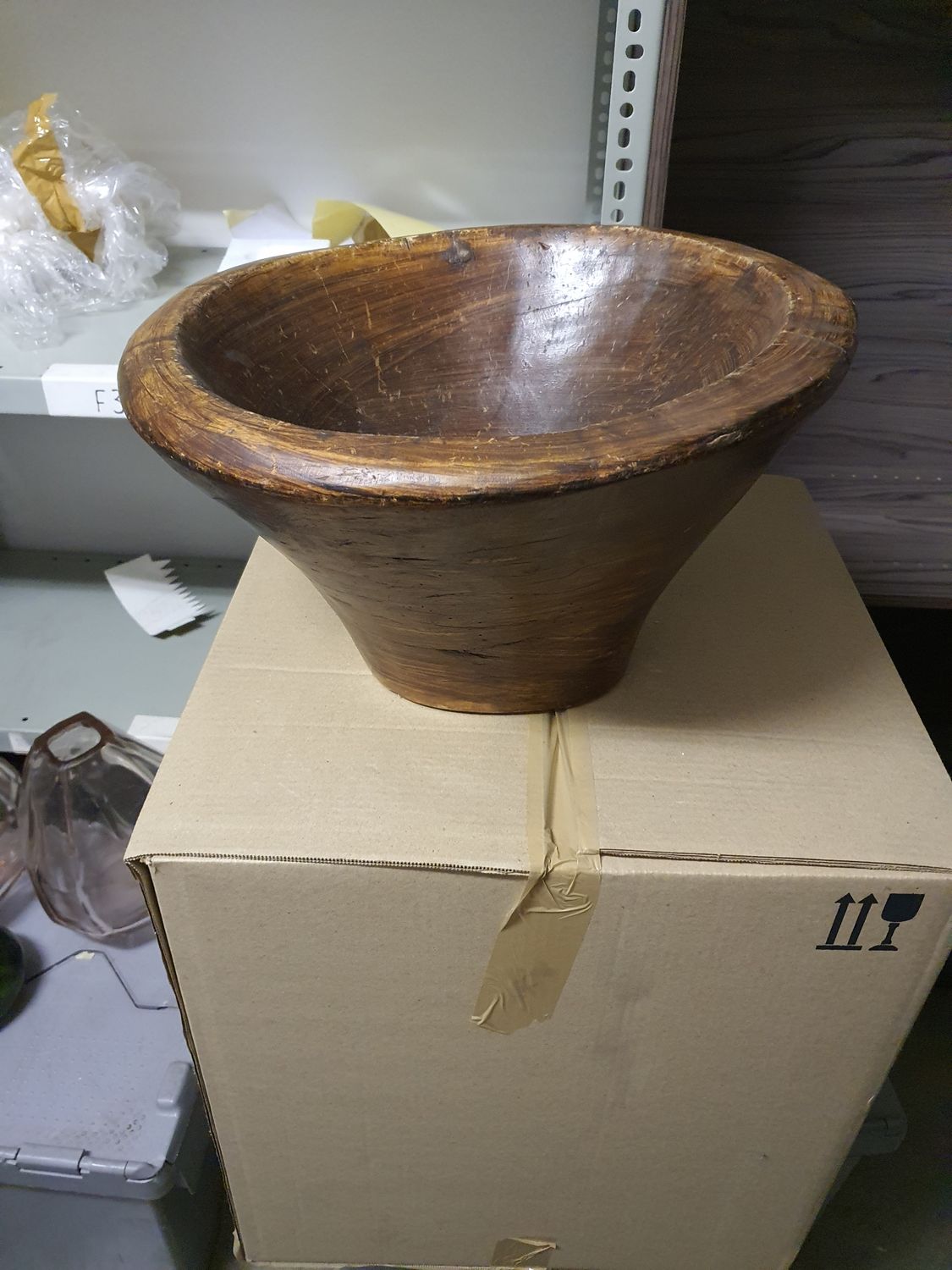 X - not for sale - wooden bowl