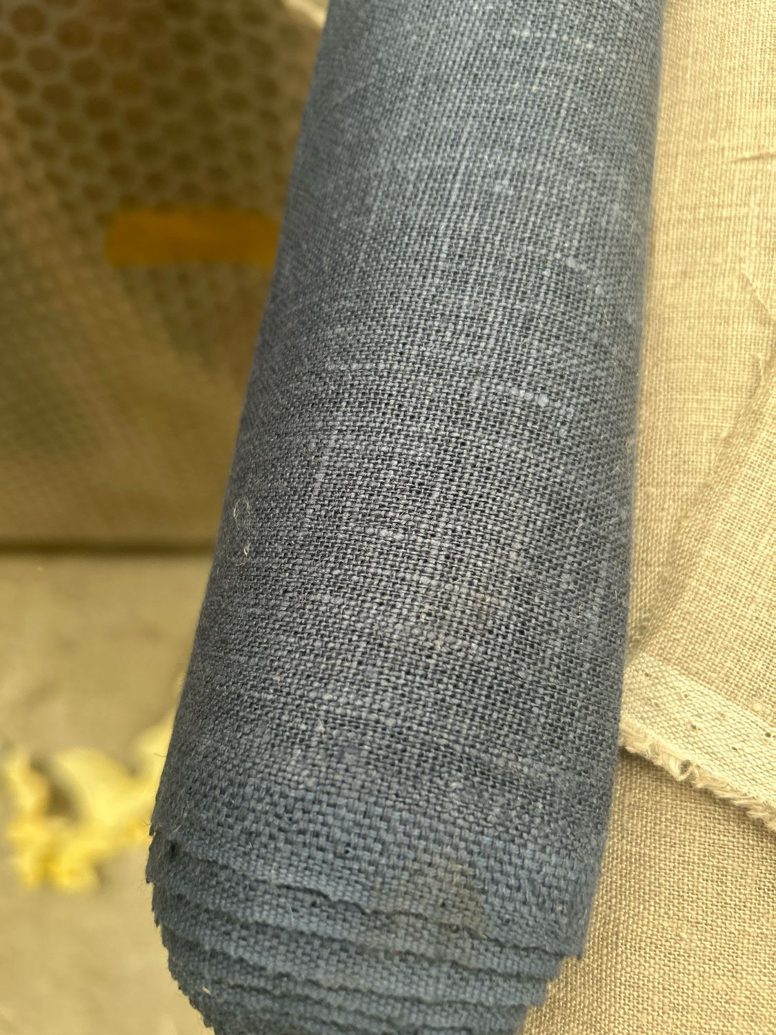 x Not For Sale Fabric Roll Blue