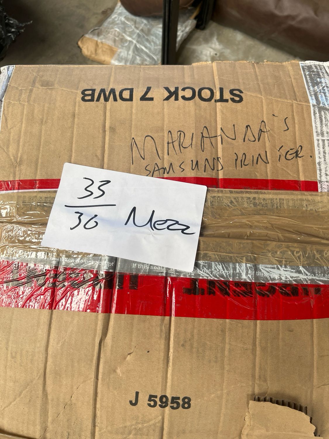 X Not For Sale Marianda’s Printer