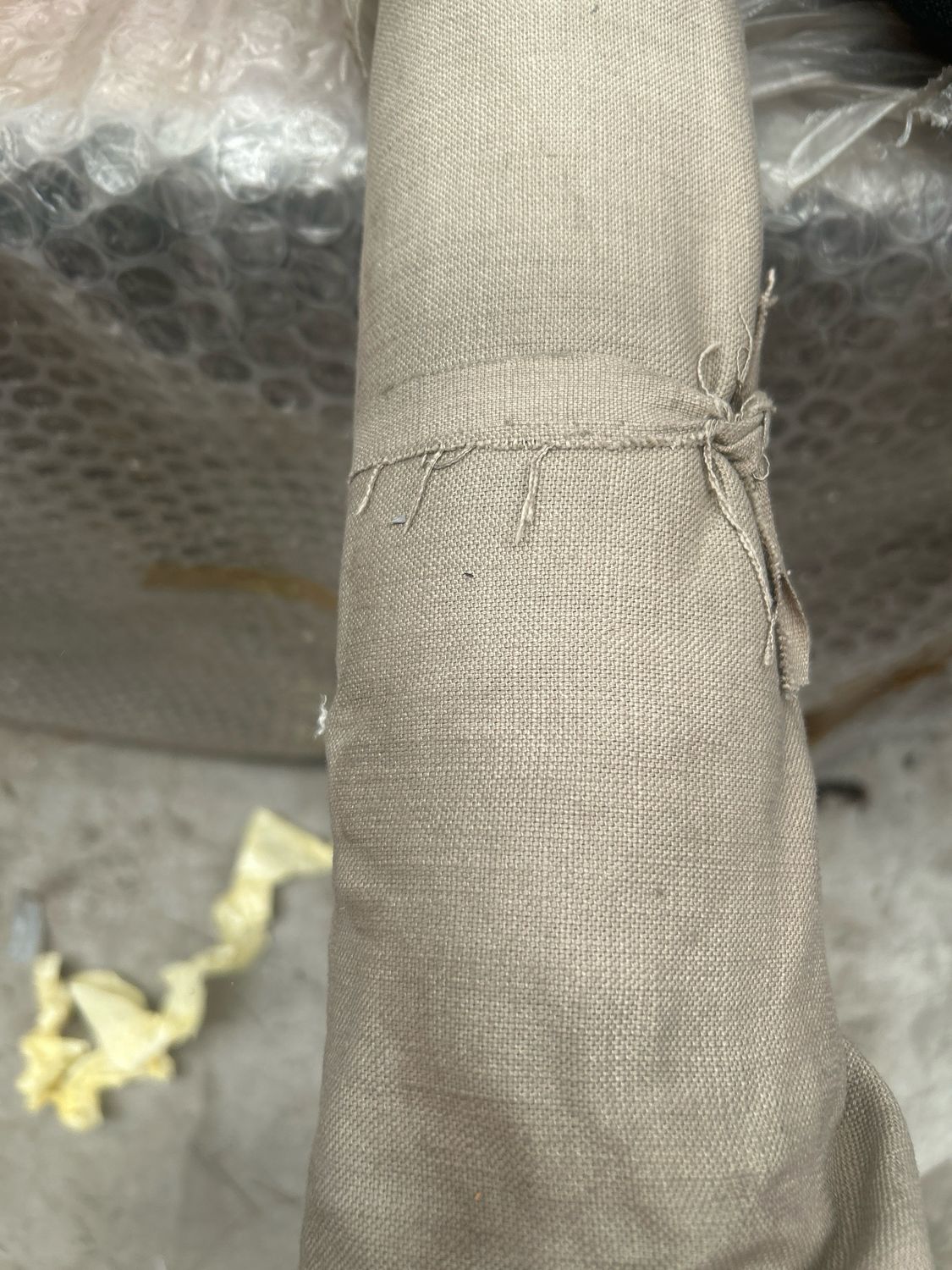 X Design Fabric Brown