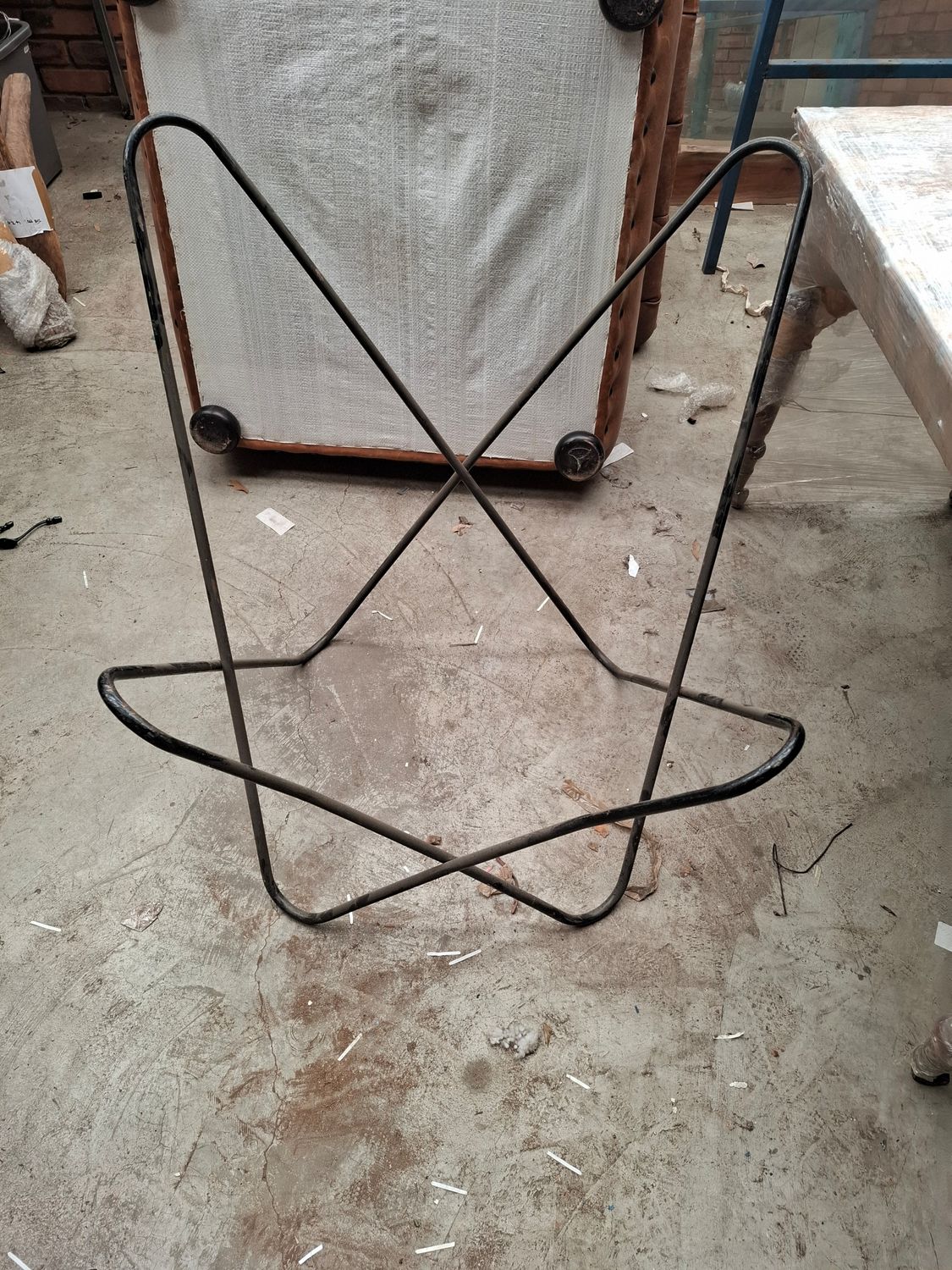 X Not for sale black chair frame