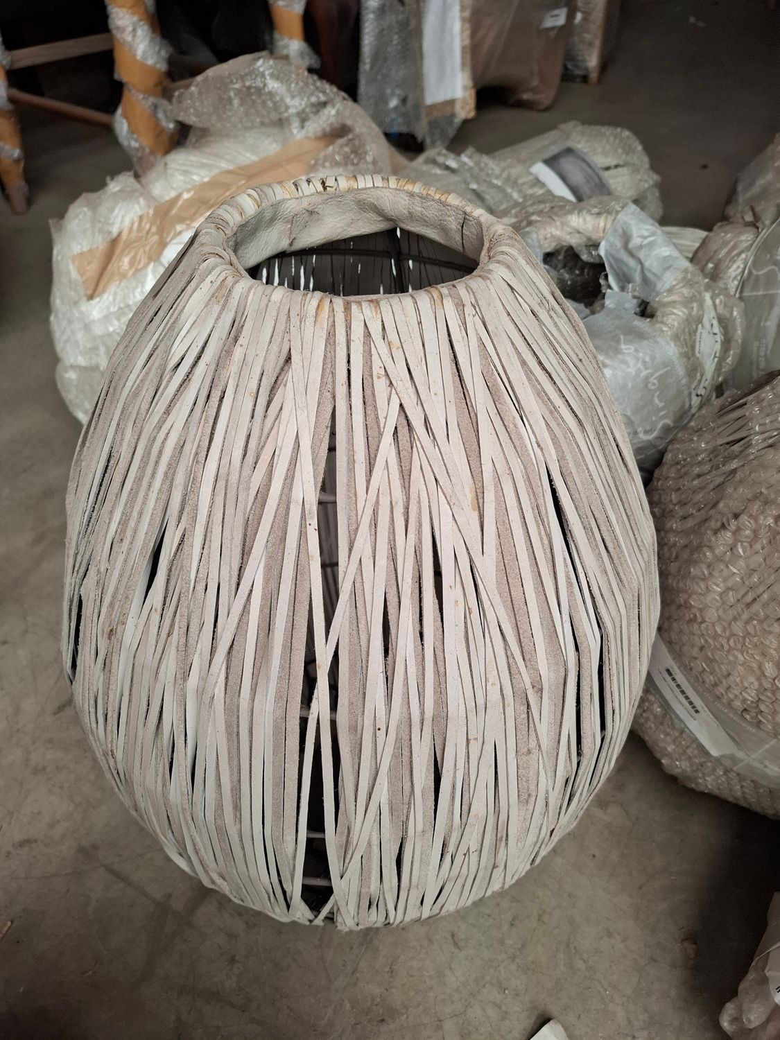 X Not for sale leather lamp shade