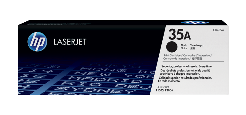 HP 35A (CB435A) Black LaserJet Print Cartridge