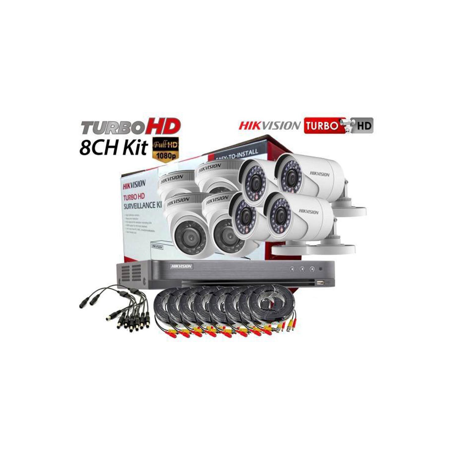 HIKVISION TVI-8CH4D4B-2MP-ECO 8CH CCTV KIT