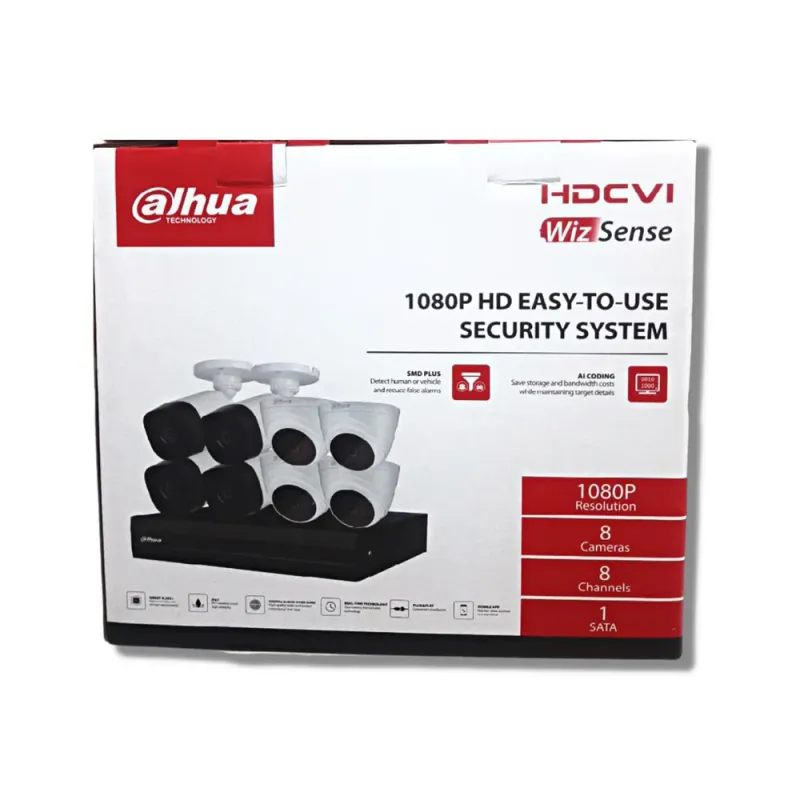DAHUA DH-KIT-CVI2MP4B4T-I 8CH CCTV KIT DAHUA DH-KIT-CVI2MP4B4T-I 8CH CCTV KIT