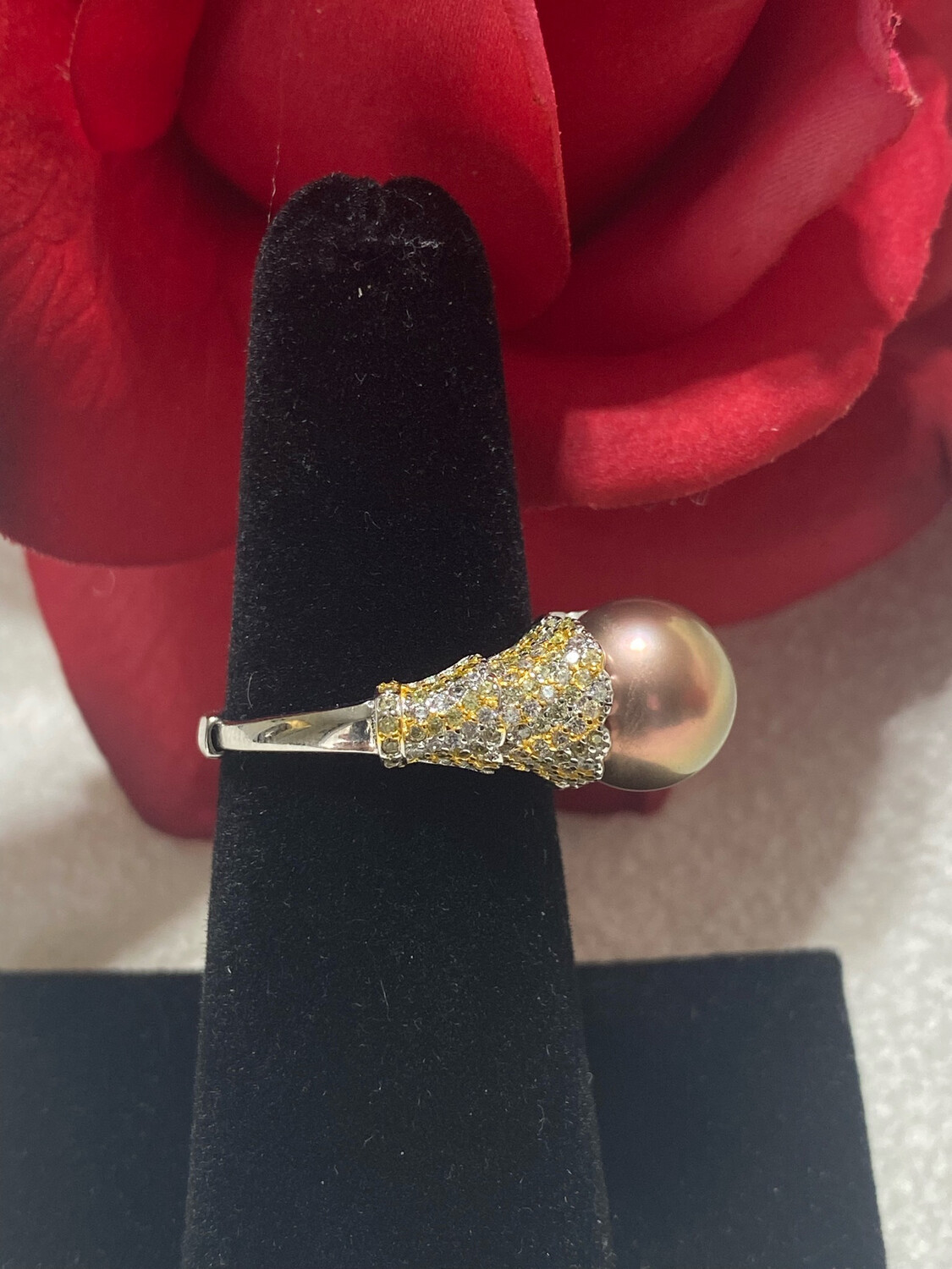 Raised To Royalty Pearl Ring