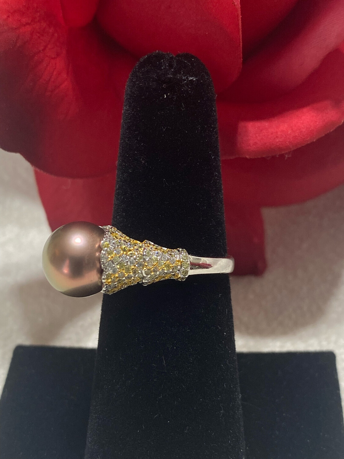 Raised To Royalty Pearl Ring