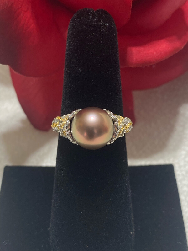 Raised To Royalty Pearl Ring
