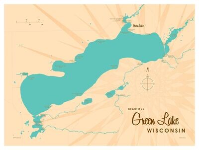 Green Lake Print (Wisconsin)