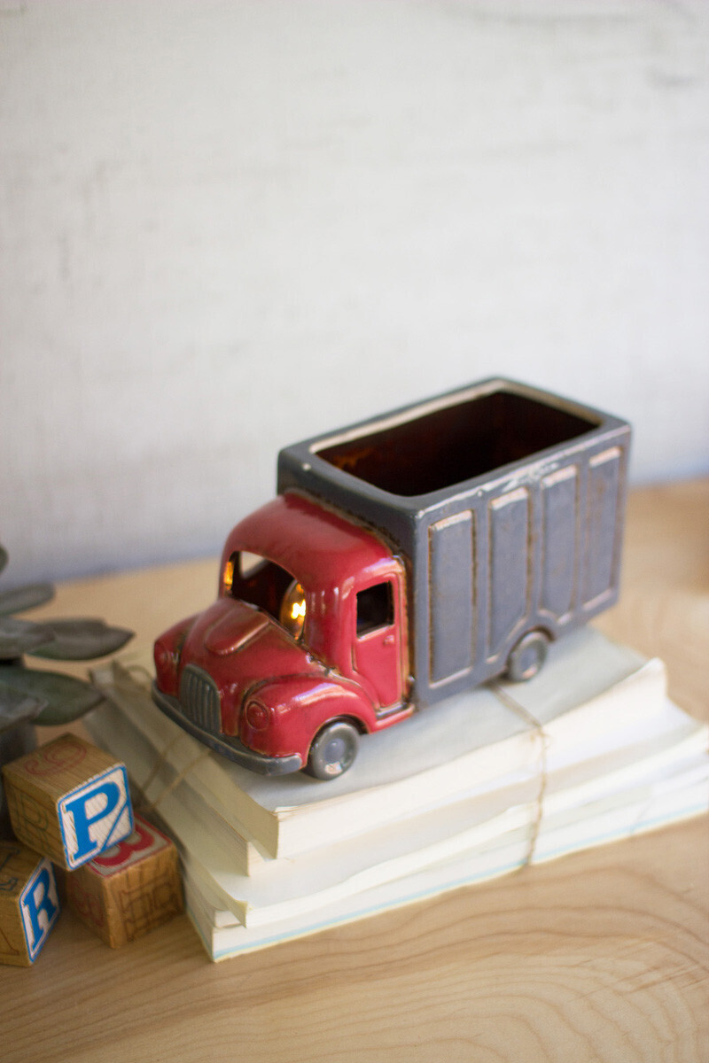 Ceramic Truck Night Light