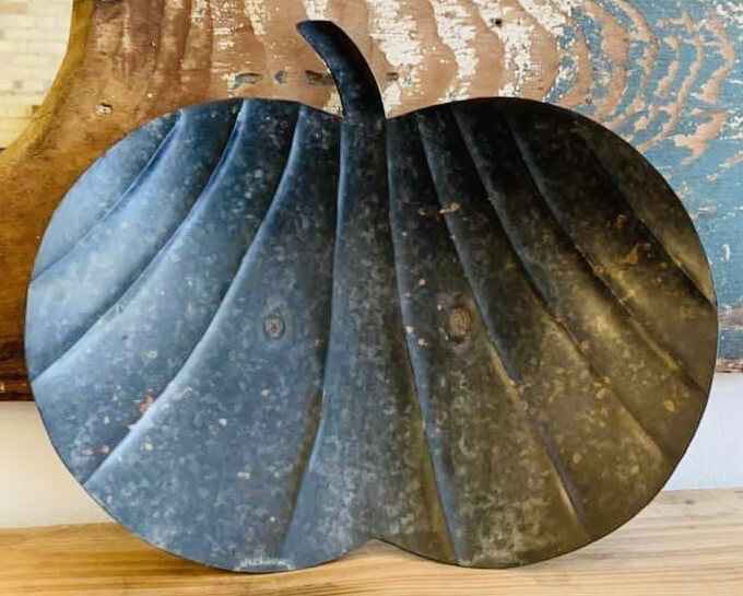 Metal Pumpkin “stuff” Dish