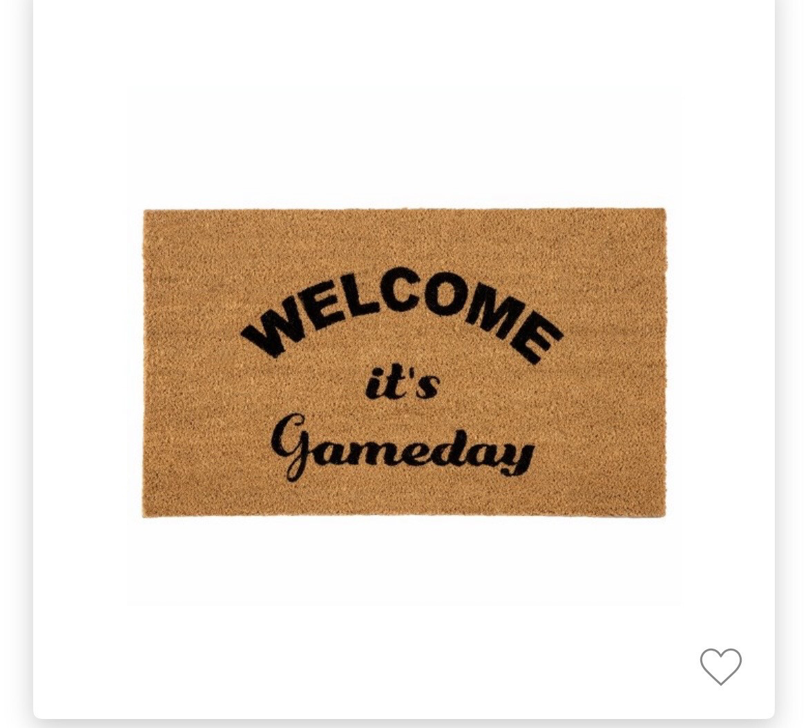 Game Day Door Mat