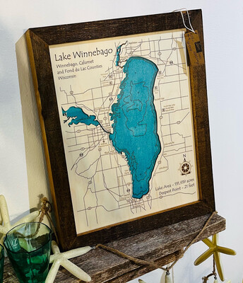 Lake Winnebago 2D Wall Hanging