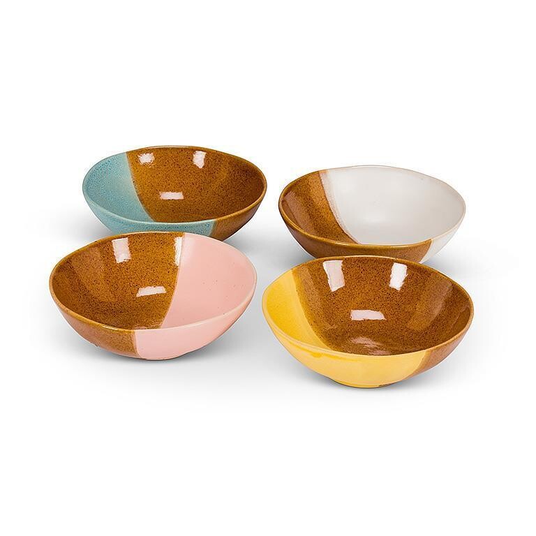 TriColor Stoneware Bowl