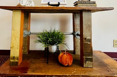 Wood Console Table