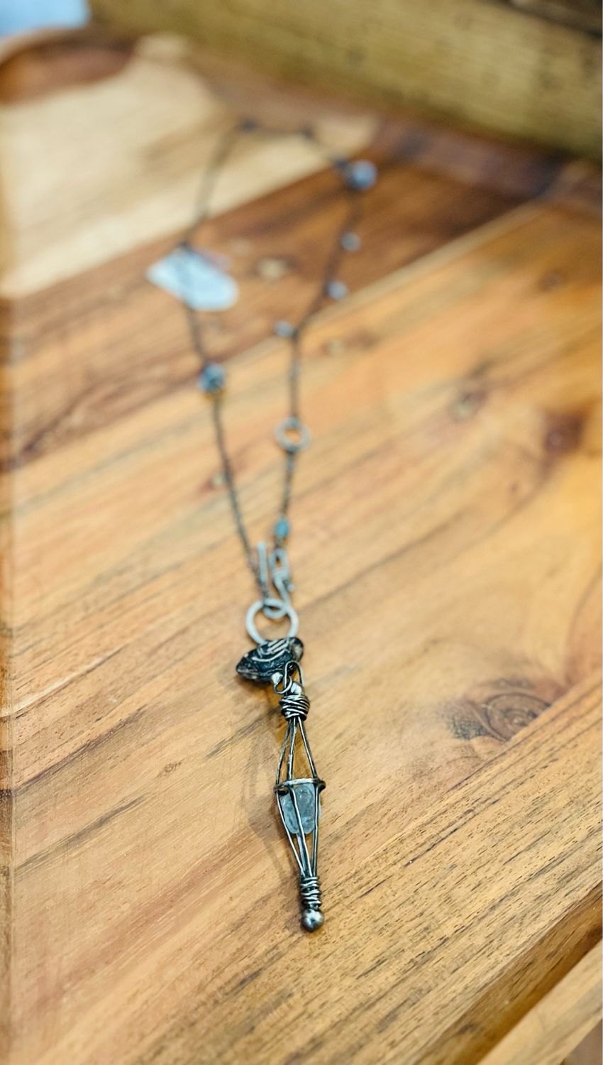 Olianna Aquamarine, Pendant Necklace