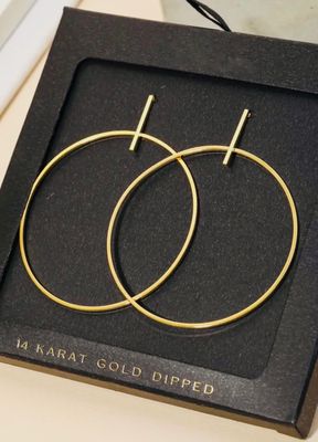 Front Facing Good Hoop Earrings