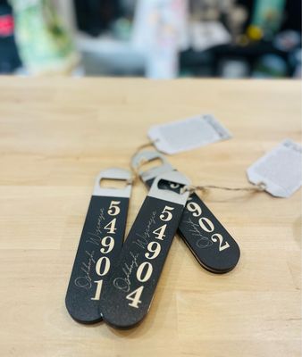 Zip Code Bottle Opener Oshkosh