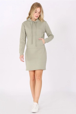 Fleece Lined Hoodie Long Sleeve Sweatshirt