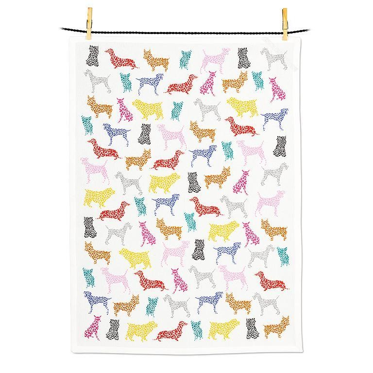 Speckle Doggie Dishtowel