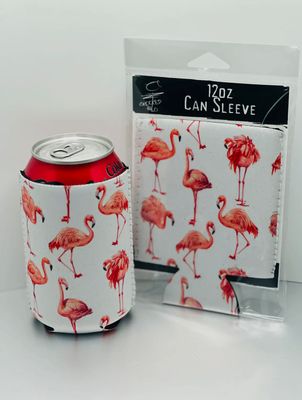 Flamingo Can Sleeve - 12 ounce regular size