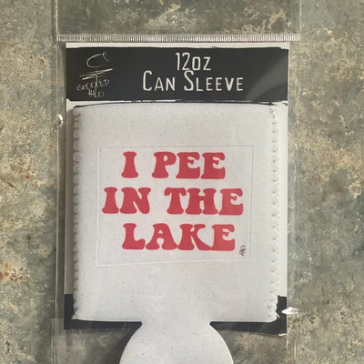 I Pee In The Lake Can Sleeve