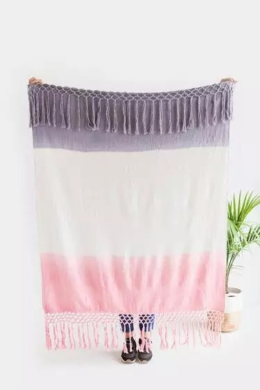 Aria Ombre Throw Blanket